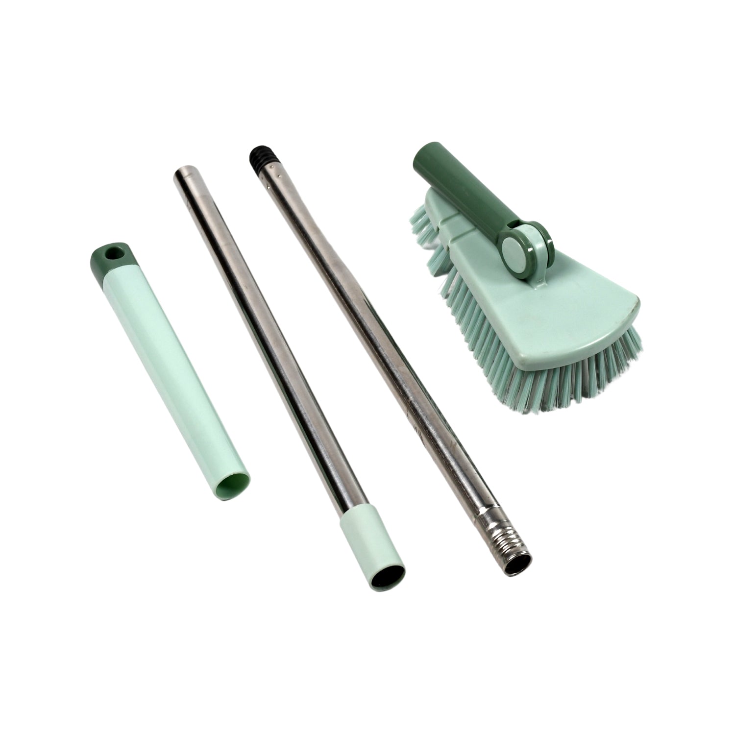 7878 Retractable Long Handle rotatable Floor Brush, with Sturdy Rotating Head, with Removable Triangular Head Cleaning Brush, Suitable for Home Bathroom and Kitchen. DeoDap 7878 Retractable Long Handle rotatable Floor Brush, with Sturdy Rotating Head, with Removable Triangular Head Cleaning Brush, Suitable for Home Bathroom and Kitchen. DeoDap